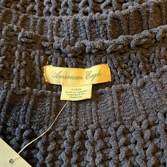 American Eagle Navy Blue Soft Knit Sweater - Picture 12 of 12
